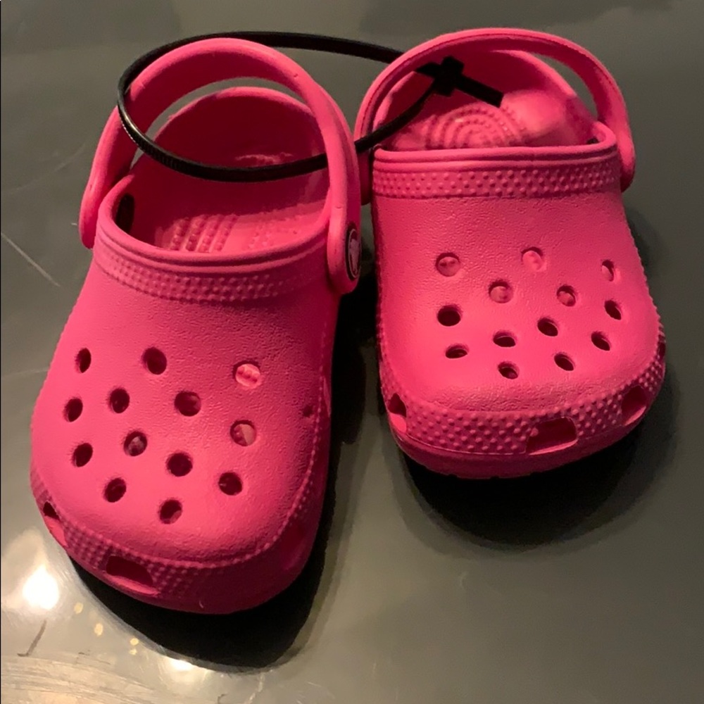 Pink Crocs - baby girl